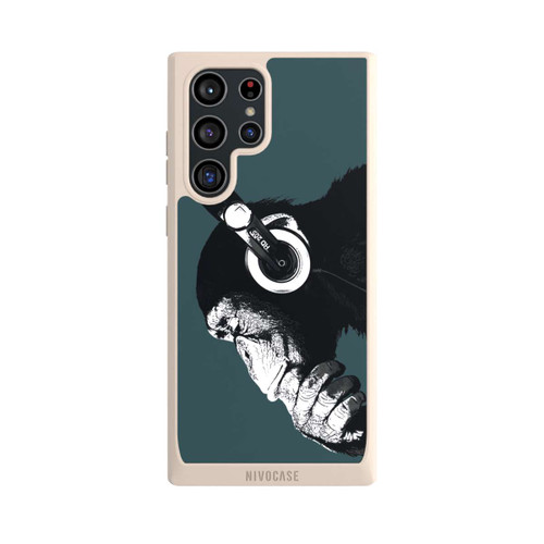 Samsung Galaxy S22 Ultra NIVOpure Denkender Affe Blau