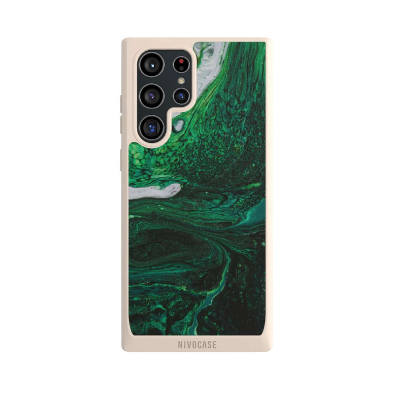 Galaxy S22 Ultra NIVOpure Green oil texture
