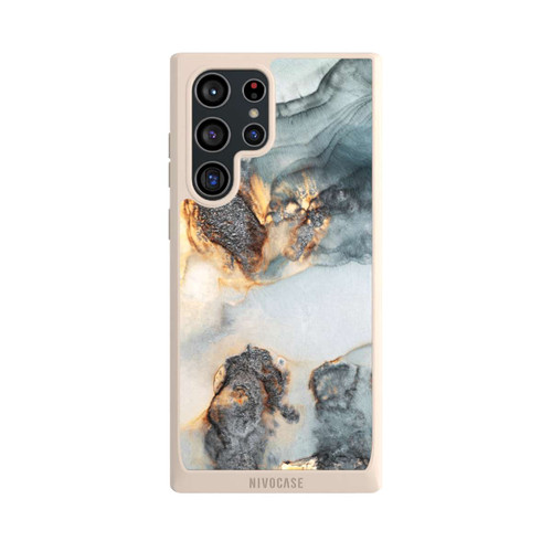 Samsung Galaxy S22 Ultra NIVOpure Flutwellen Golddruck