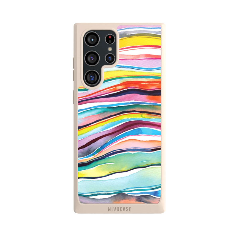 Galaxy S22 Ultra NIVOpure Aquarell Achatschichten