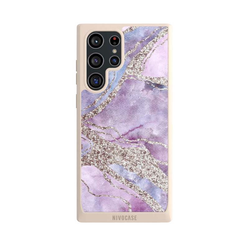 Galaxy S22 Ultra NIVOpure Edelstein Pastell Lila