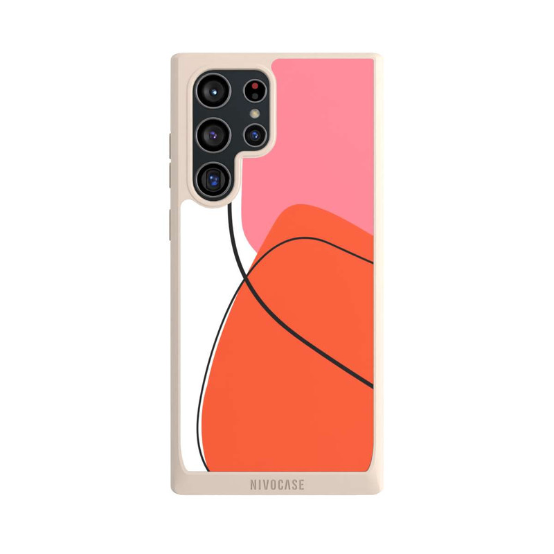 Galaxy S22 Ultra NIVOpure Meine orangefarbene Kunst