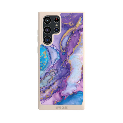 Samsung Galaxy S22 Ultra NIVOpure Strudel lila und blau