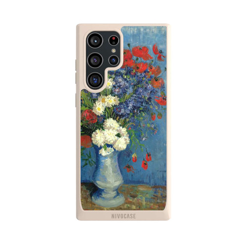 Samsung Galaxy S22 Ultra NIVOpure Stillleben Vase mit Kornblumen und Mohnblumen von Vincent Van Gogh