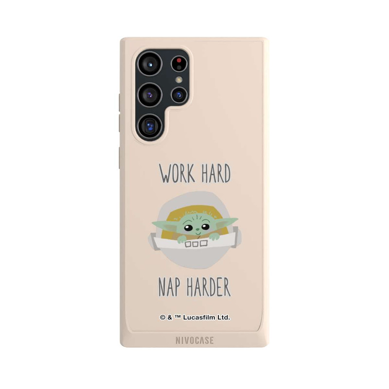 Galaxy S22 Ultra NIVOpure The Child Work Hard Nap Harder Transparent