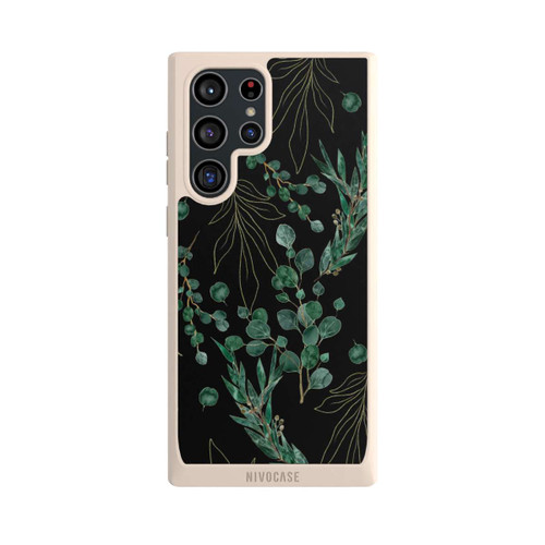 Samsung Galaxy S22 Ultra NIVOpure Eukalyptusblätter schwarz