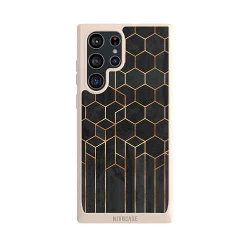 Samsung Galaxy S22 Ultra NIVOpure Schwarze Sechsecke