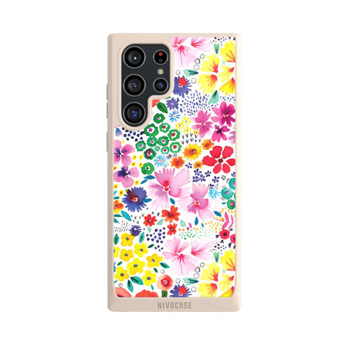 Samsung Galaxy S22 Ultra NIVOpure Kunstvolle kleine Frühlingsblumen