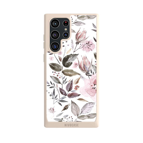 Samsung Galaxy S22 Ultra NIVOpure Aquarell braune Rosenblüten