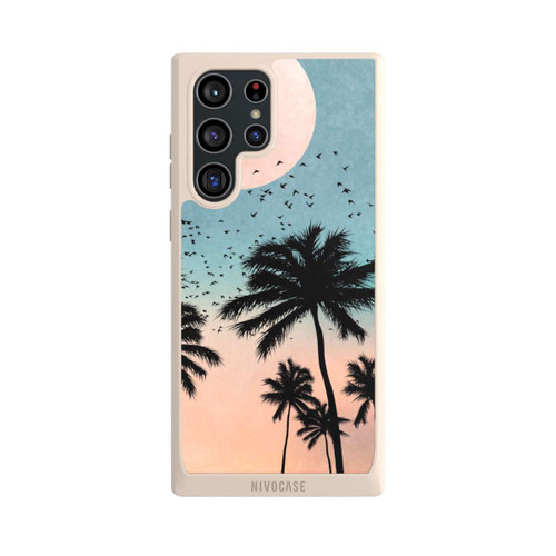Samsung Galaxy S22 Ultra NIVOpure Sonnenaufgang Palmen
