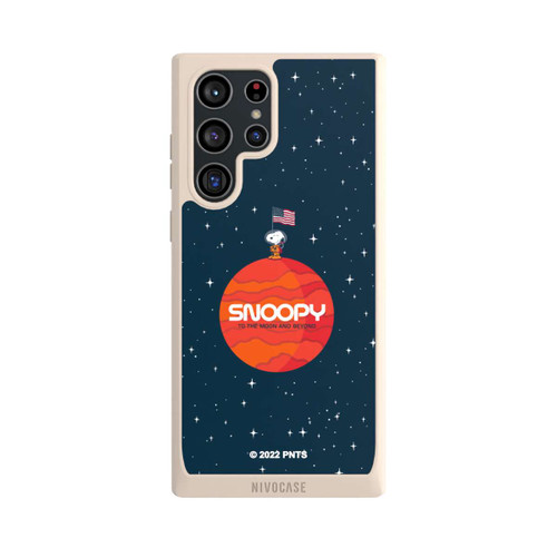 Samsung Galaxy S22 Ultra NIVOpure Snoopy Weltraumreisender Orange