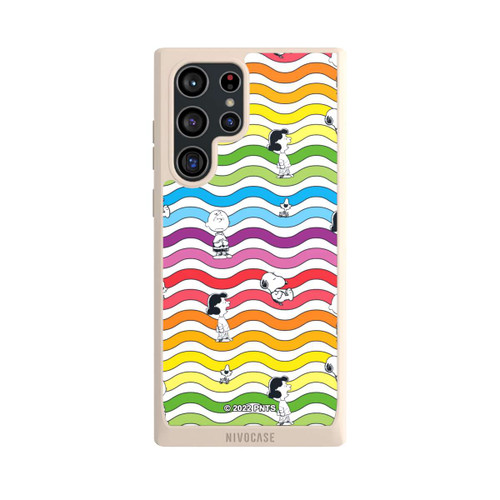 Samsung Galaxy S22 Ultra NIVOpure Snoopy Pattern Rainbow
