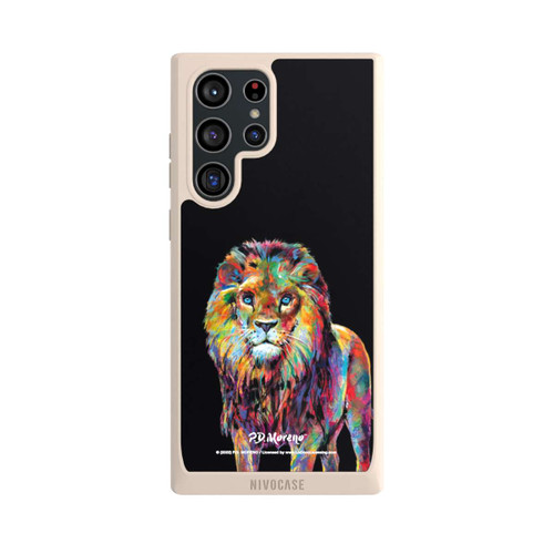 Samsung Galaxy S22 Ultra NIVOpure Löwe Bunte Kunst von P.D. Moreno