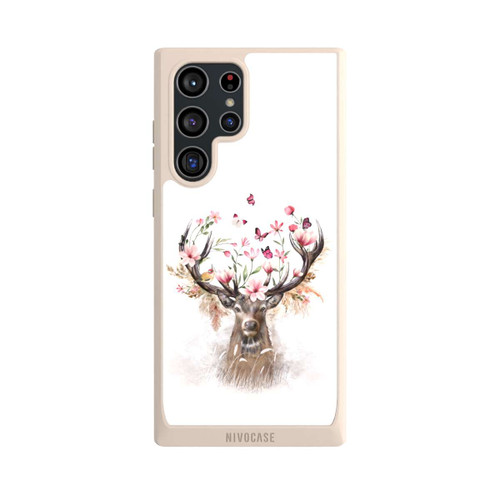 Samsung Galaxy S22 Ultra NIVOpure Hirsch Blumen Geweih