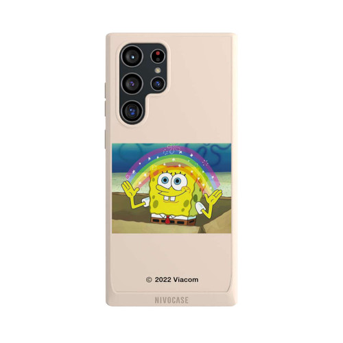 Samsung Galaxy S22 Ultra NIVOpure Spongebob - Regenbogen Meme transparent