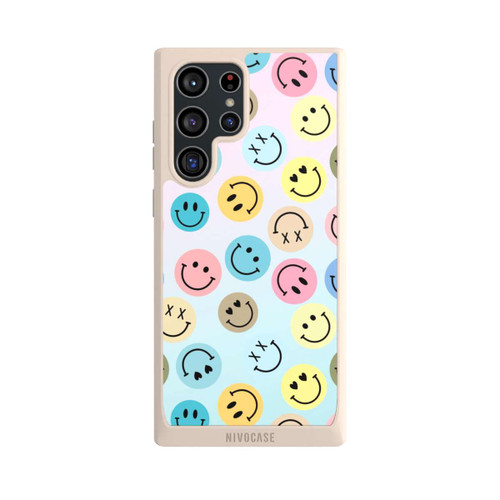 Samsung Galaxy S22 Ultra NIVOpure Smiles Emotes Pattern Colorful