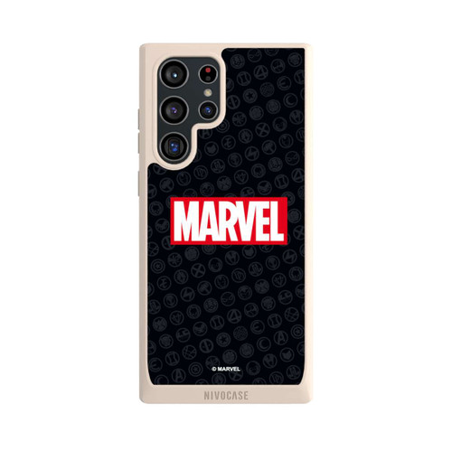 Samsung Galaxy S22 Ultra NIVOpure Marvel Logo Black Red 