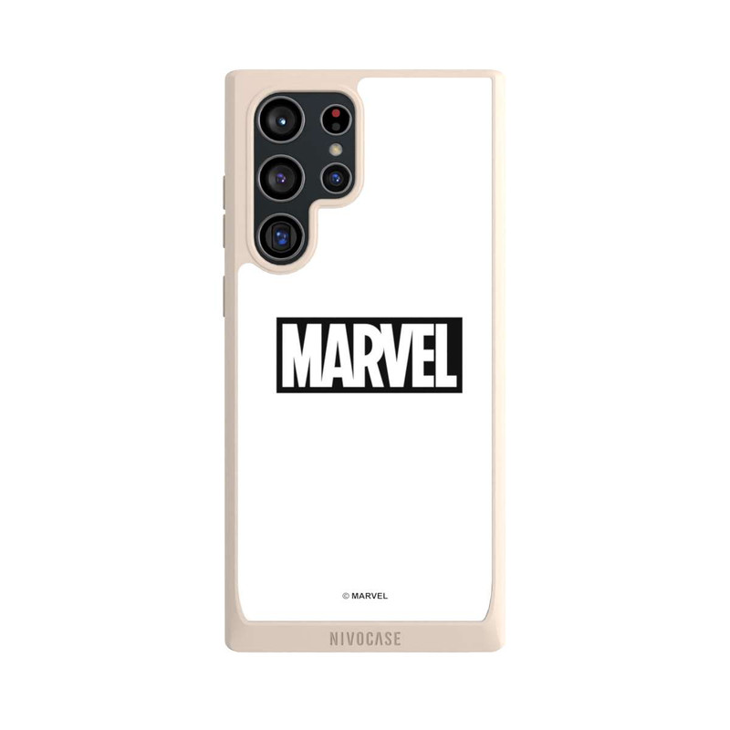 Galaxy S22 Ultra NIVOpure Marvel Logo White