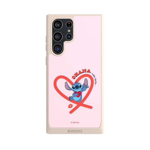 Samsung Galaxy S22 Ultra NIVOpure Stitch Ohana Rosa Herz