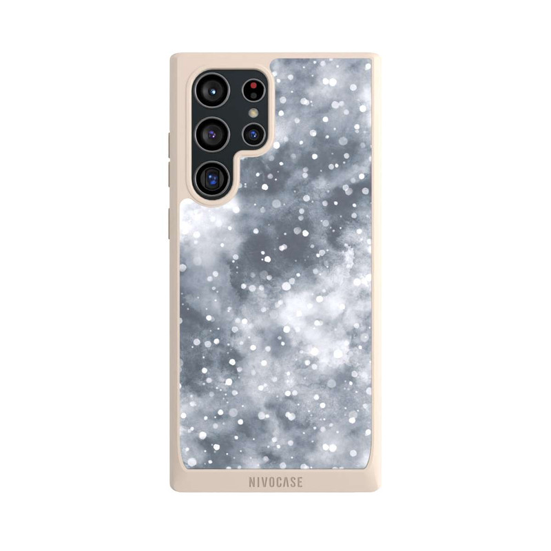Galaxy S22 Ultra NIVOpure Abstrakter Winterschneehimmel