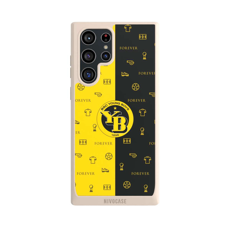 Galaxy S22 Ultra NIVOpure BSC YB Gelb Schwarz Muster