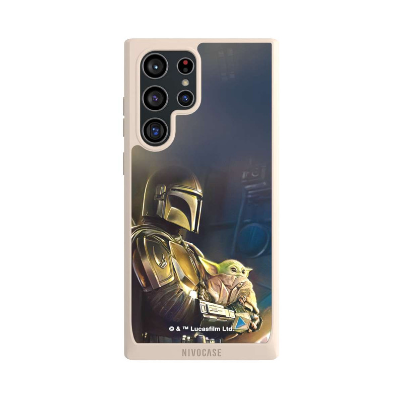 Galaxy S22 Ultra NIVOpure Mandalorianer und Grogu im Schiff