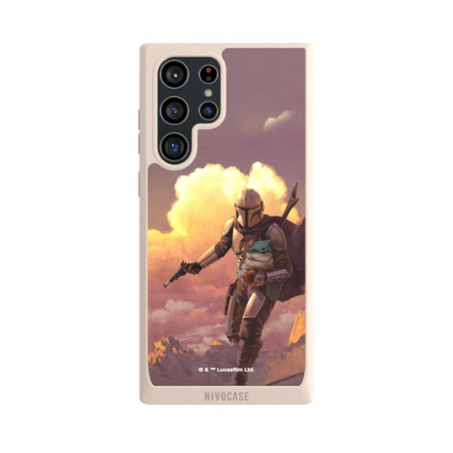 Samsung Galaxy S22 Ultra NIVOpure Der Mandalorianer und Grogu Sonnenguntergang Wolken