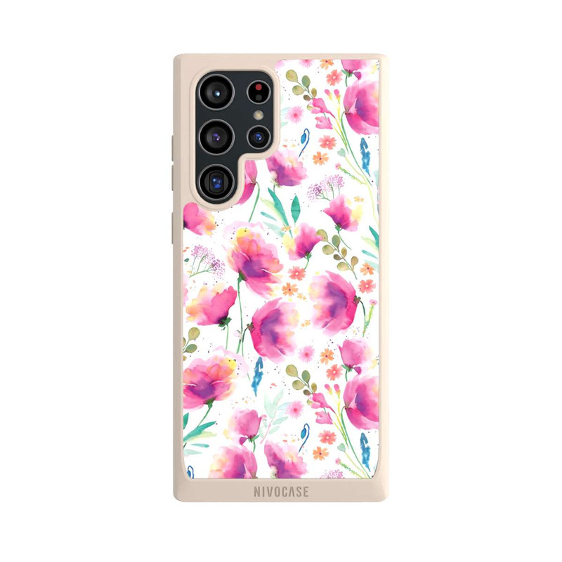 Galaxy S22 Ultra NIVOpure Abstrakte Mohnblumen aquarell