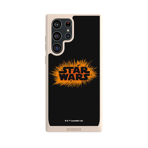 Samsung Galaxy S22 Ultra NIVOpure Star Wars Logo Orange Halloween Explosion