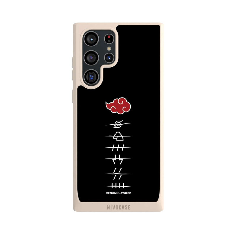 Galaxy S22 Ultra NIVOpure Akatsuki Mitgliedssymbole Schwarz