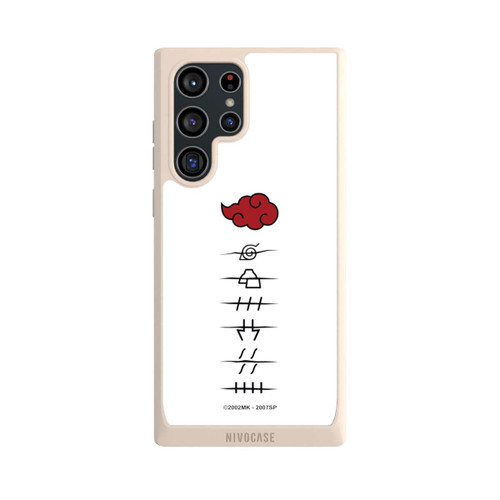 Samsung Galaxy S22 Ultra NIVOpure Akatsuki Mitgliedersymbole Weiß
