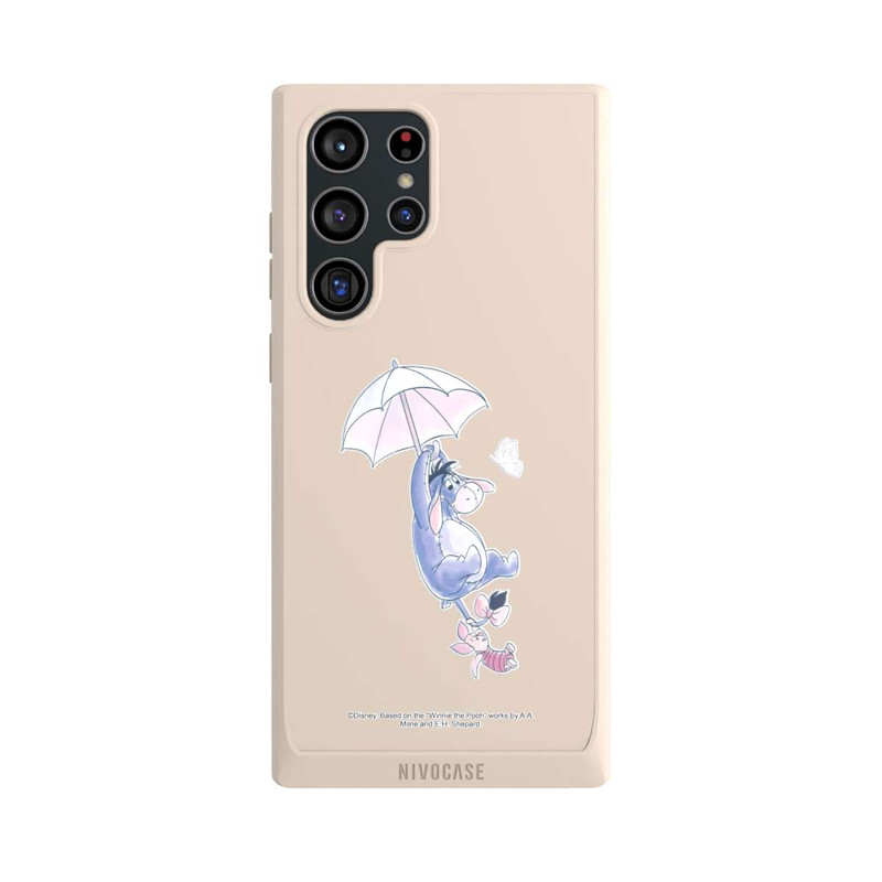 Galaxy S22 Ultra NIVOpure Winnie Pooh Eeyeore Find Happiness Transparent