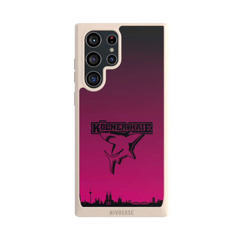 Samsung Galaxy S22 Ultra NIVOpure Kölner Haie Skyline Pink