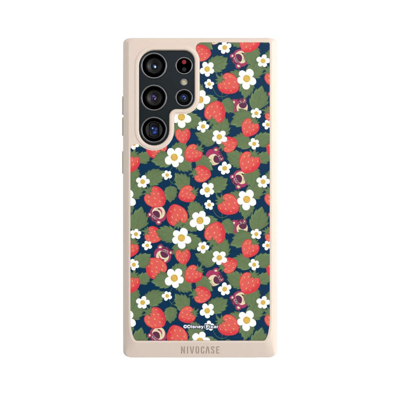 Galaxy S22 Ultra NIVOpure Lotso Toy Story Strawberry Flower Pattern