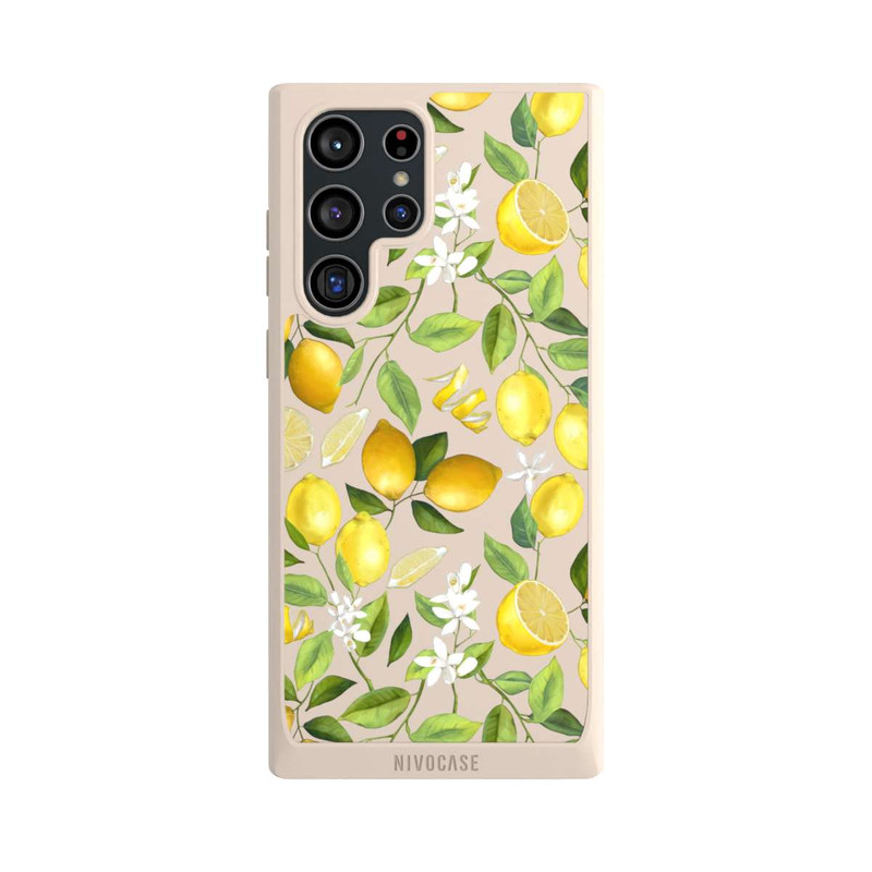 Galaxy S22 Ultra NIVOpure Lemon Summer Wallpaper Transparent