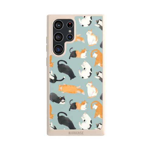 Samsung Galaxy S22 Ultra NIVOpure Cats Pattern