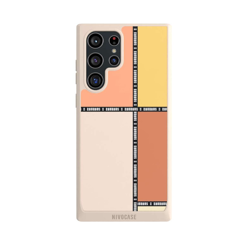 Galaxy S22 Ultra NIVOpure Bauhaus Squares-Pastel
