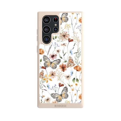 Samsung Galaxy S22 Ultra NIVOpure Wildflowers and Butterflies Pattern