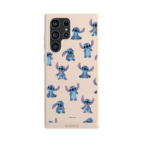 Samsung Galaxy S22 Ultra NIVOpure Stitch Faces Pattern Transparent