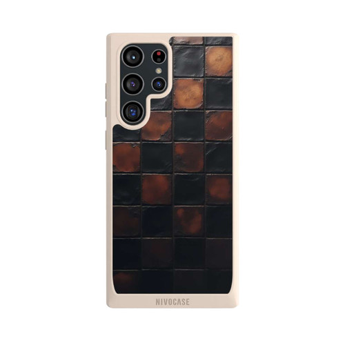 Samsung Galaxy S22 Ultra NIVOpure Karomuster Metallic Look mit KI