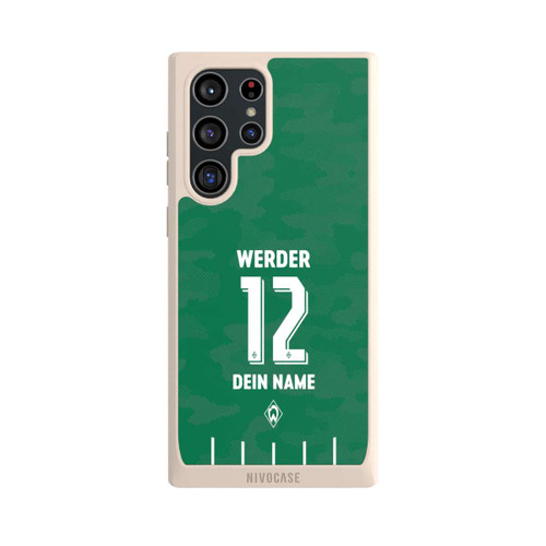 Samsung Galaxy S22 Ultra NIVOpure Werder Bremen Trikot Personalisierbar 25-26