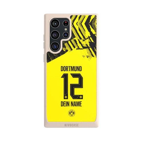 Samsung Galaxy S22 Ultra NIVOpure BVB Trikot Personalisierbar 25-26