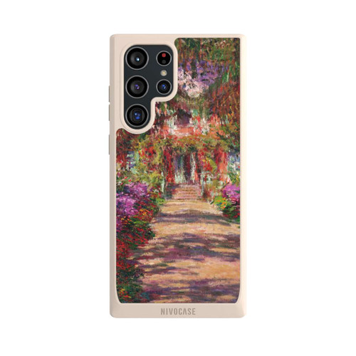 Samsung Galaxy S22 Ultra NIVOpure Eine Allee in Monets Garten in Giverny by Claude Monet