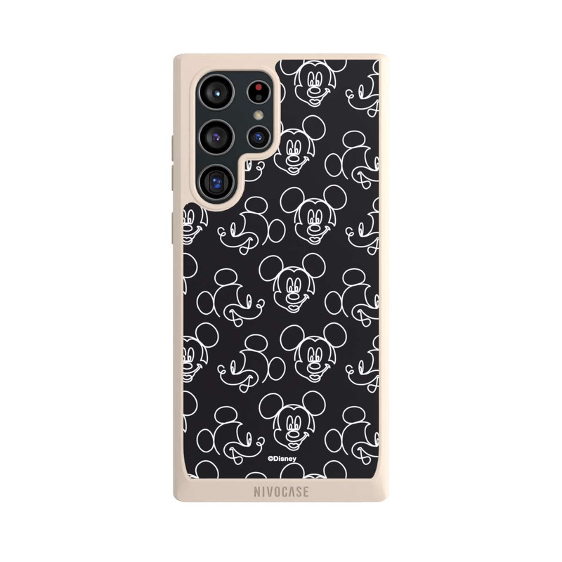 Galaxy S22 Ultra NIVOpure Disney Mickey Muster Schwarz
