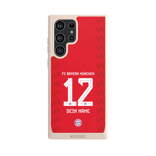 Samsung Galaxy S22 Ultra NIVOpure FC Bayern München Trikot Personalisierbar 25-26