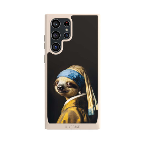 Samsung Galaxy S22 Ultra NIVOpure Faultier mit dem Perlenohrring