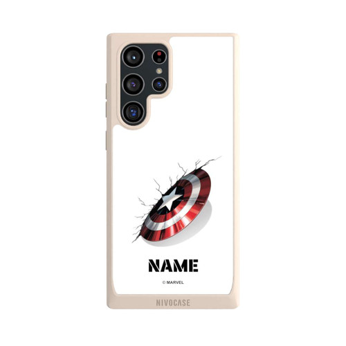 Samsung Galaxy S22 Ultra NIVOpure Captain America Shield Personalisierbar