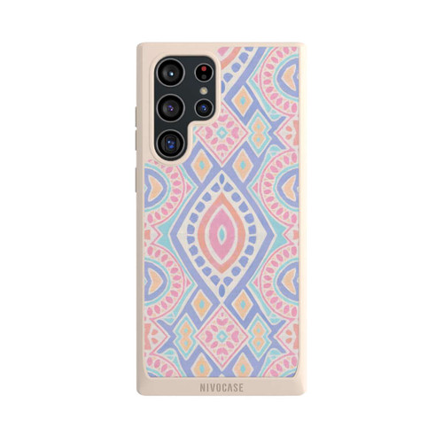 Samsung Galaxy S22 Ultra NIVOpure Boho Geometric Mosaic Intricate Tribal Design