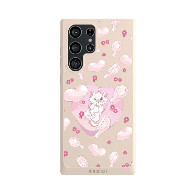 Galaxy S22 Ultra NIVOpure Aristocats Marie Herzen Pink Transparent