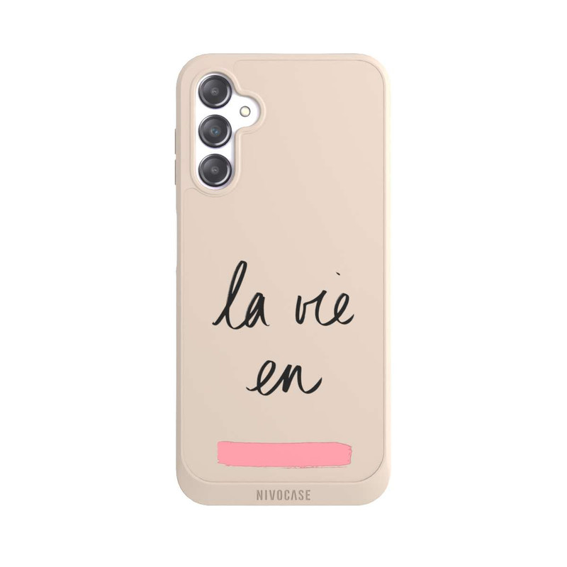 Galaxy A14 5G NIVOpure La vie en Pink Transparent